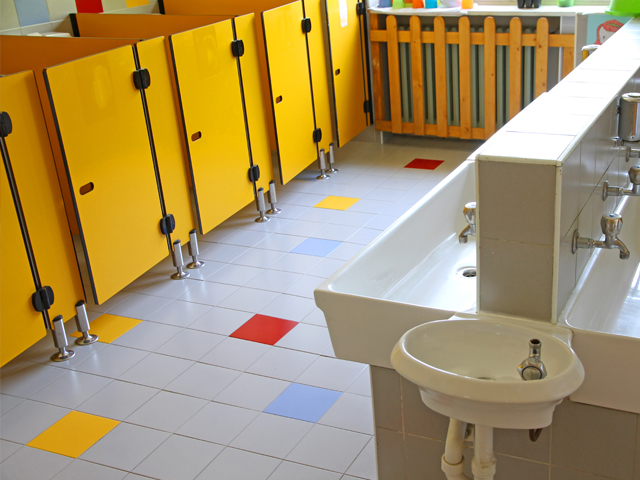 dirtiest places in school