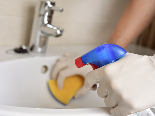 The three distinct forms of eradicating contaminants from a space are cleaning, sanitizing, and disinfecting.