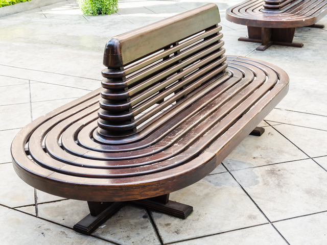 overlooked outdoor spaces