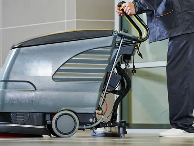 commercial floor cleaning